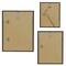 Americanflat Set of 3 Picture Frames - Gallery Wall Set with One 14x18 with 5x7 Mat, One 8x10 with 3.5x5 Mat and One 11x14 with 4x6 Mat - Black